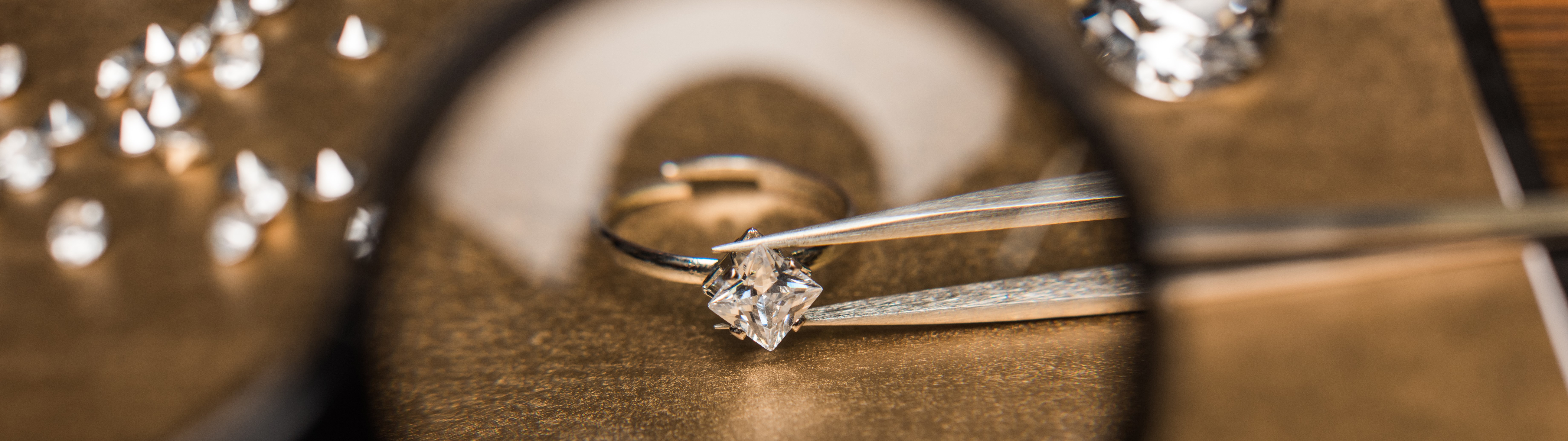 Diamond jewelry detail